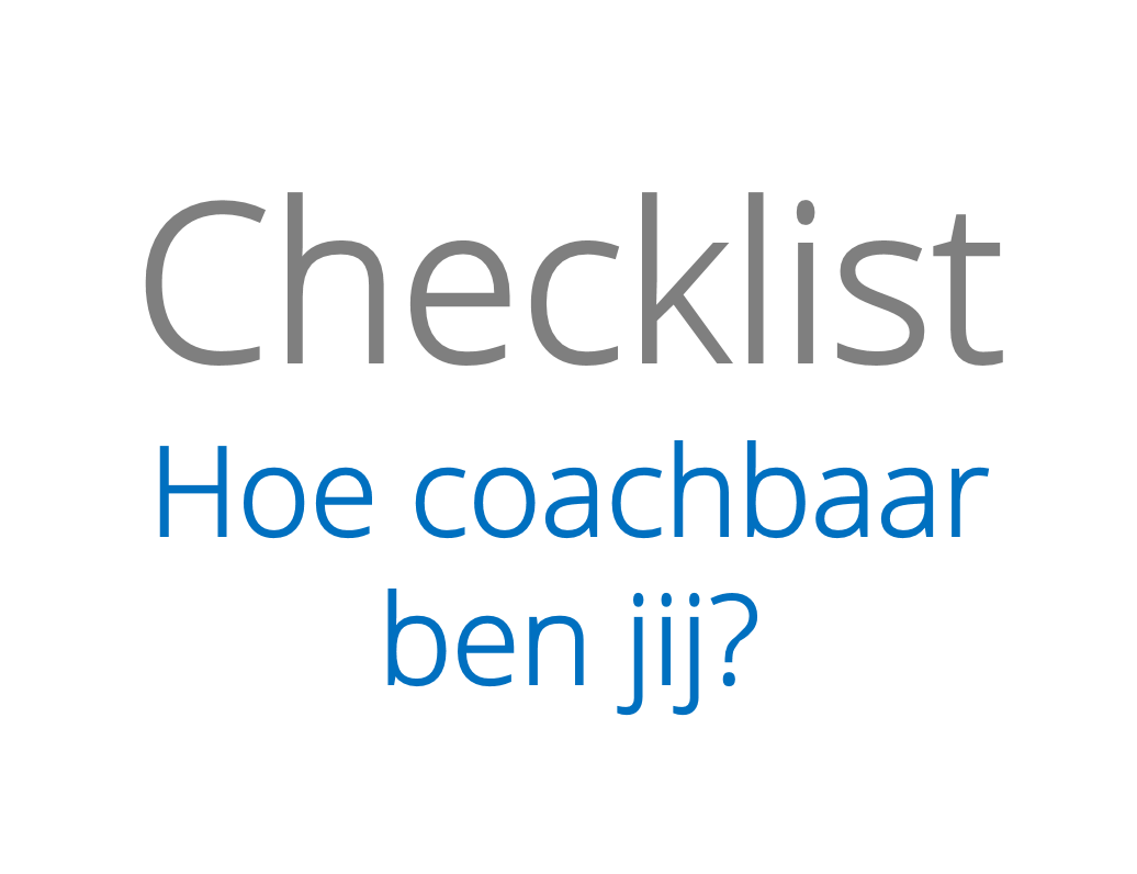 Checklist_Hoe coachbaar ben jij